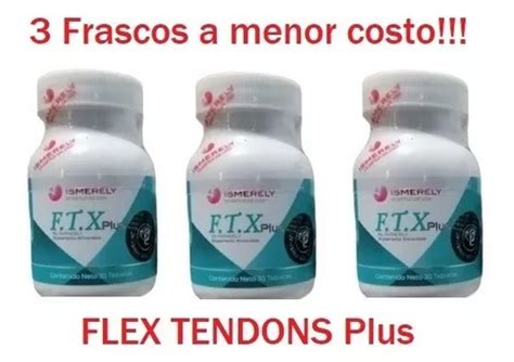 Flex Tendons Ismerely 3 Frascos Con 30 Capsulas C Frasco En Venta En