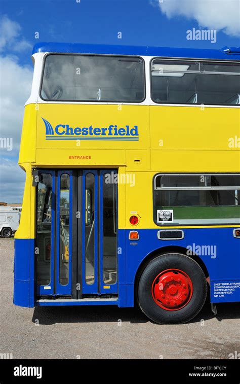 Daimler Fleetline Seater Chesterfield Transport England Uk Stock