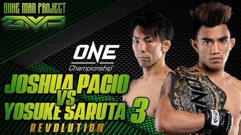 🔴 Joshua Pacio Vs Yosuke Saruta 3 Revolution One Championship