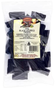 Yummy Snack Foods Black Licorice Twists - Caruso's Fresh Foods