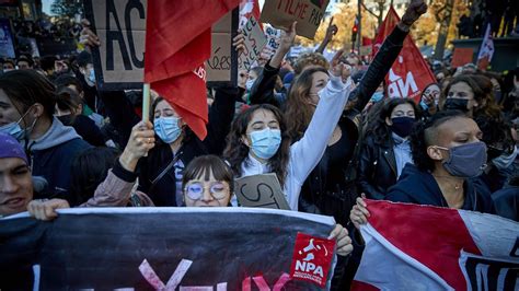 Frankreich Landesweite Proteste gegen Polizeigewalt und für