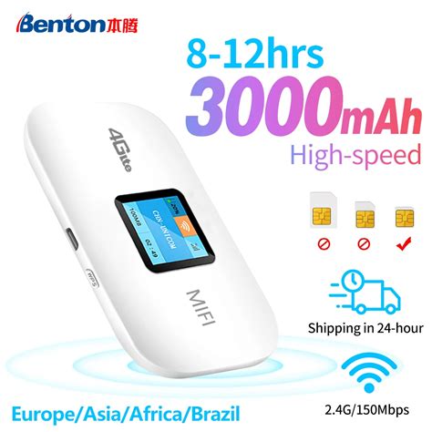 Benton Enrutador De Desbloqueo G Lte M Dem Inal Mbrico Wifi Port Til