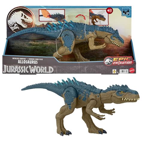 Allosaurus Mattel Jurassic World Epic Evolution Miniatura Dinossauro