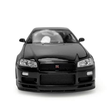 Nissan Skyline Gt R R34 1999 2003 Rhd Schwarz 124 Von Welly Kaufen