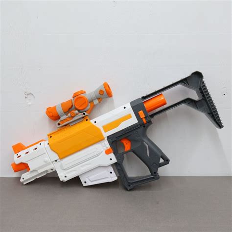 Nerf Modulus Recon Mkii Blaster Gun With Stock Scope And Barrel