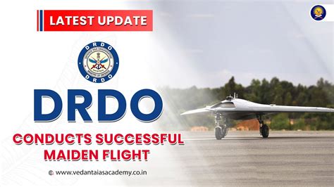 Drdo Conducts Successful Maiden Flight Of Autonomous Flying Wing