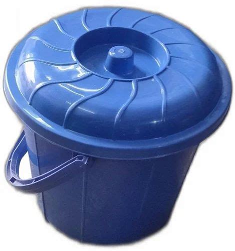 Sky Blue L Plastic Bucket For Home With Handle At Rs In Bengaluru