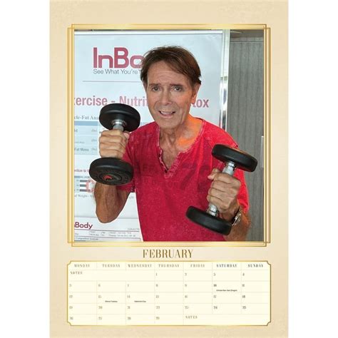 Cliff Richard Wall Calendar A By Danilo Promotions