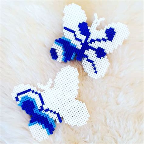 Hama Butterflies With Royal Copenhagen Logo Made By Me Nathalie