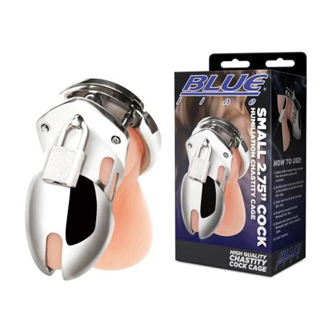Blue Line Small Cock Humiliation Chastity Cage Sex Toys Adult Novelties FreeOnes Store