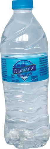 Água Mineral Natural Sem Gás Diamante Vita Leve Garrafa 500ml