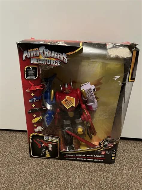 Power Rangers Dx Gosei Megaforce Megazord Complete In Box Sabans