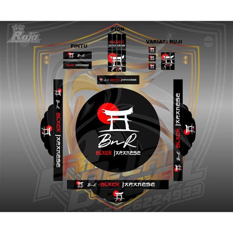 Jual Stiker Decal Tebok Sangkar Murai Batu Stiker Sangkar Desain BNR