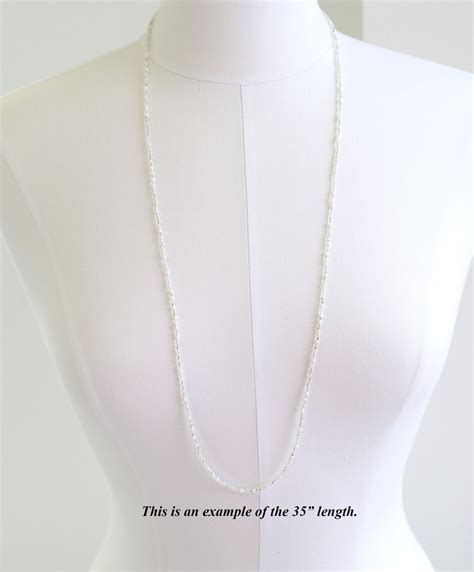 Classic Wedding White Seed Bead Necklace White Necklace Etsy