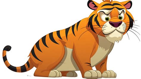 Tiger Cartoon Tigers Picture Of A Real Character Backgrounds | JPG Free Download - Pikbest