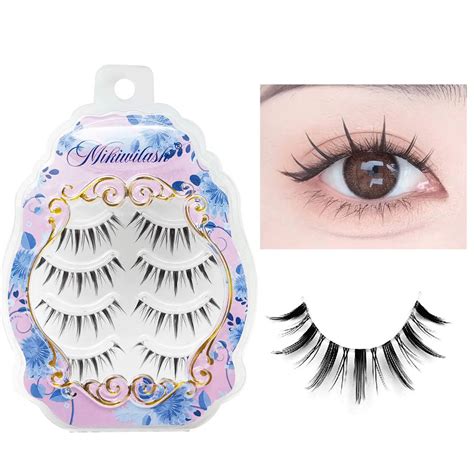 Mikiwi Manga Lashes Japanese Clear Band Multipack False Eyelashes