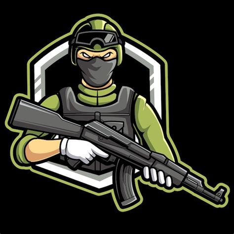 El Logotipo De La Mascota Del Soldado Es Genial Para Tu Equipo