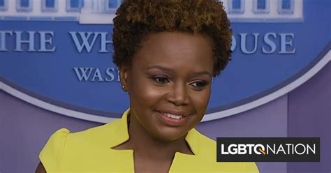 Karine Jean-Pierre makes history as first gay woman to lead White House ...