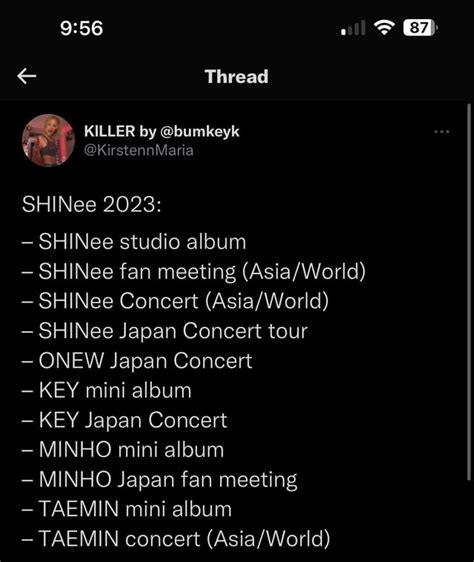 Shinee World Tour 2024 - Mae Kylila