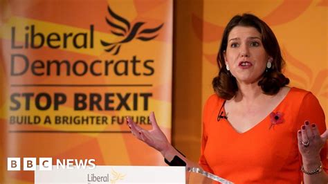 Jo Swinson Lib Dems Will Stop Brexit Bbc News