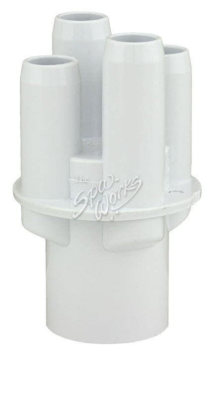 Dynasty Spa Manifold 1 Inch Slip X 4 3 4 Inch Smooth Barb Ports The Spa Works