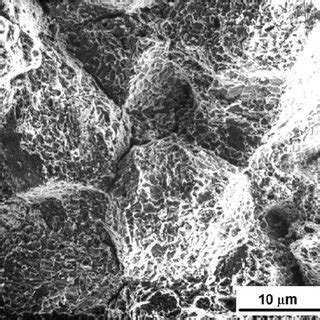 Figure Sem Image Of Intergranular Fracture Of Fe C Mn P