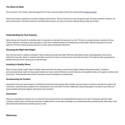 Fashion Icon or Foot Torture? Our Guide to Walking Comfortably in Your