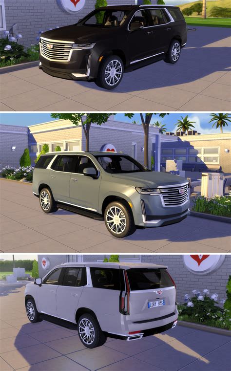 sims  cadillac cc  ultimate collection  suvs  families