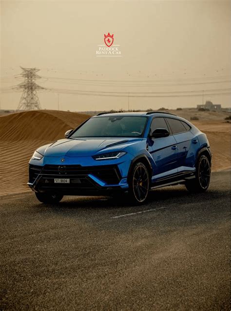 Rent Lamborghini Urus S Blue In Dubai Paddock Rent A Car