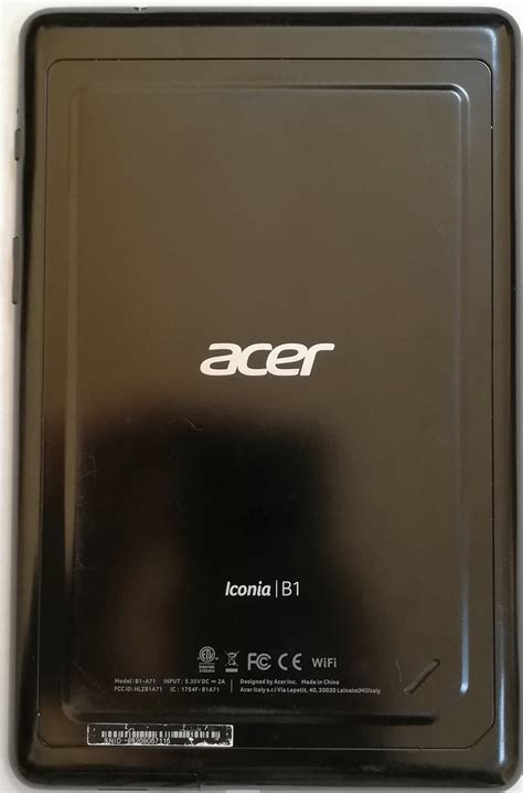 Acer Iconia B A Mb Ram Gb Android