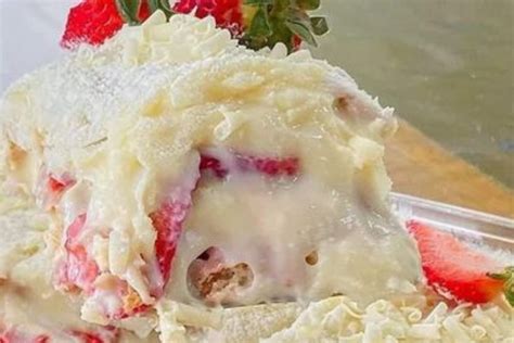 Pav De Leite Ninho Morango Para O Natal Veja O Modo De Preparo