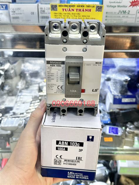 Aptomat MCCB CB 3 Pha 100A Hiệu LS ABN103c CHÍNH HÃNG Nhà phân