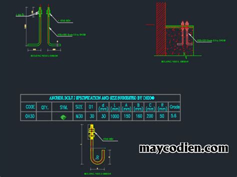 link tai thu vien cad bu long day du va moi nhat nam