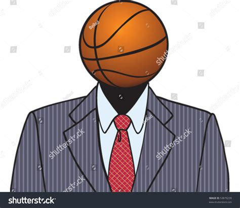 Basketball Head Stock Vector (Royalty Free) 53879239 | Shutterstock