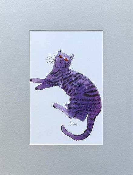 Andy Warhol From Cats Name Sam And One Blue Pussy Suite U S