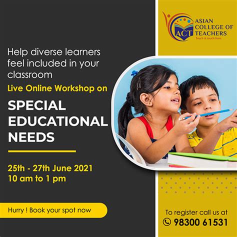 Special Education Courses In Chennai Act