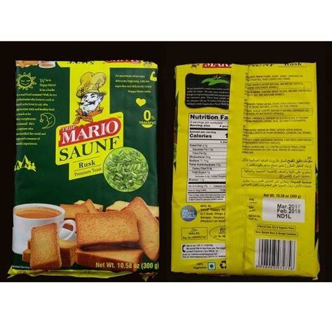 Packed Mario Saunf Rusk Packaging Type Packet At Best Price In Sonipat