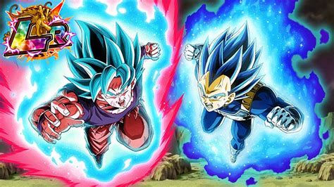 El Nuevo Lr Goku Y Vegeta Blue En Un Equipazo Dokkan Battle Youtube