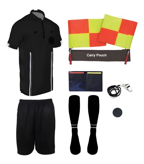 9 Pc Soccer Referee Uniform Soccer Referee Kit Soccer Ref Attire