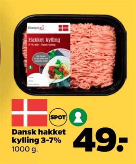 Danpo Hakket Kylling Tilbud Hos Netto