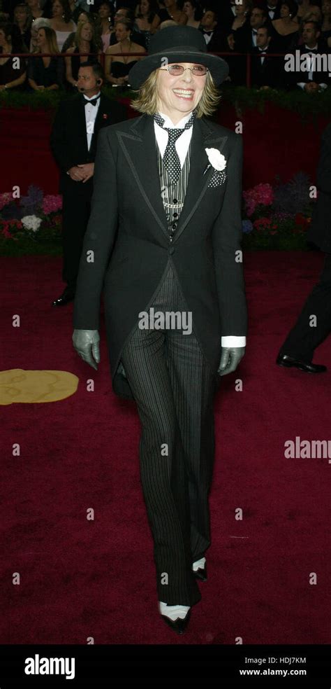 Diane Keaton at the Academy Awards in Hollywood, California on February 29, 2004. Photo credit ...