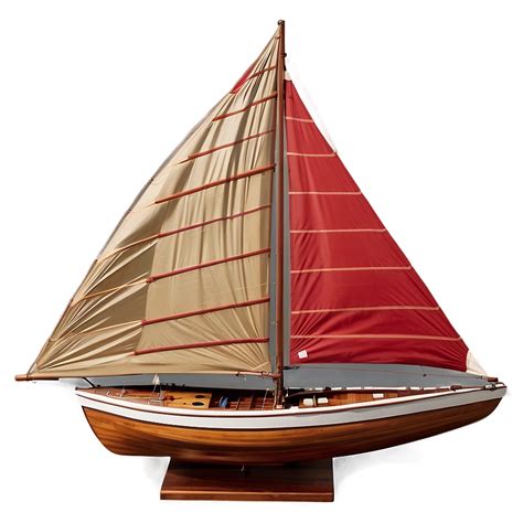 Download Classic Wooden Sailing Boat Png 26