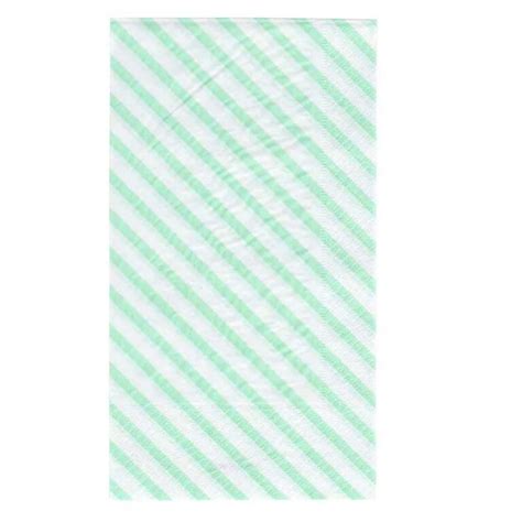 Servilletas Tipo Buffet Con Motivo Mint Stripes 20 Uds Almacen Do