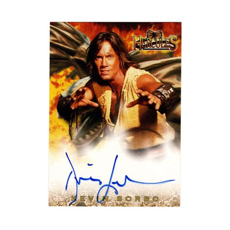 Kevin Sorbo – Signed Card – Hercules - SignedForCharity