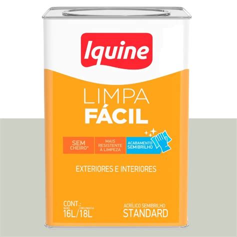 Tinta Limpa F Cil Semi Brilho Branco Gelo L Iquine