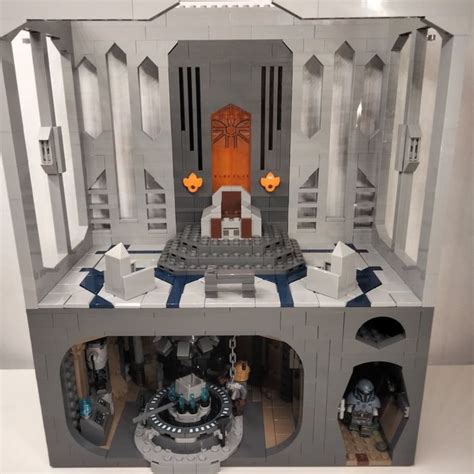 Update on mandalorian diorama: finished throne room. Realised too late ...