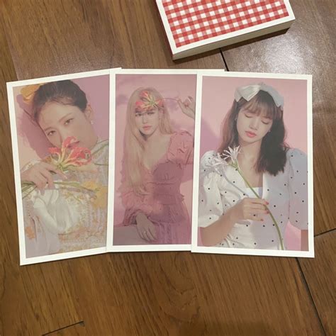 Postcard blackpink welcoming collection 2020 official jisoo rosé lisa