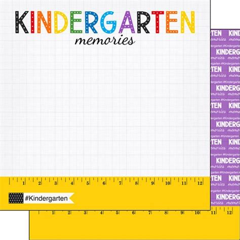 Ruler Paper Kindergarten 646619392121