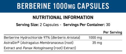 Applied Nutrition Berberine Mg Official Distributor Uk S Lowest