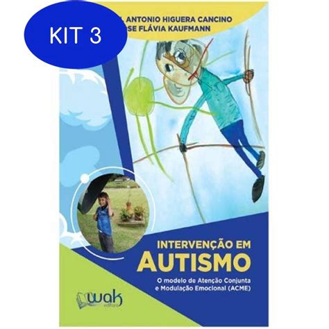 Kit 3 Livro Intervencao Em Autismo Submarino